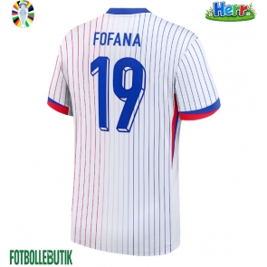 Frankrike Youssouf Fofana #19 Bortatröja EM 2024 Kortärmad